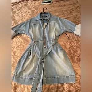 Blue Jean jacket type dress by Gabrielle union/ brand new